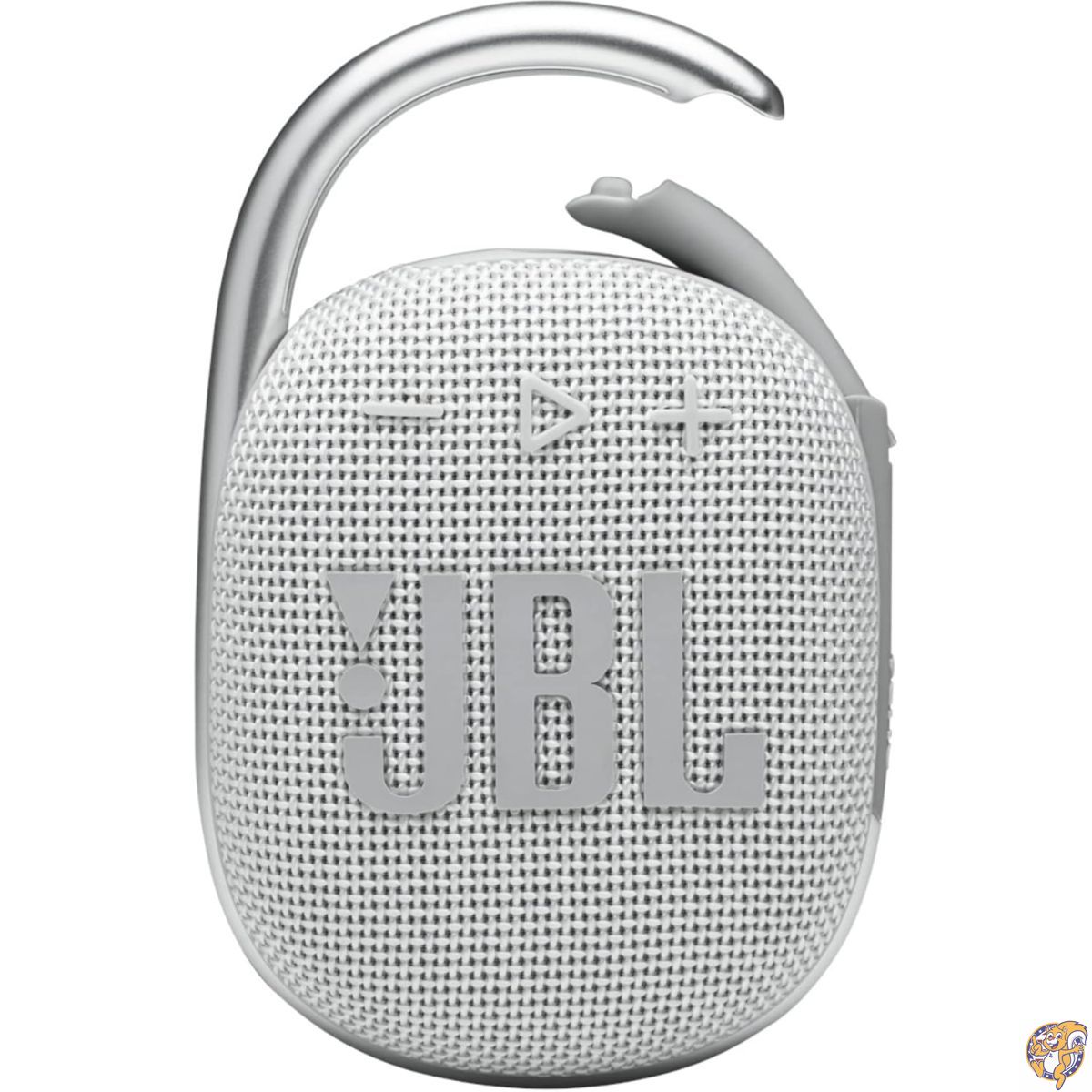 JBL Clip 4 - 携帯型 ミニ Bluetooth 金棒引き。パウダーコンパクトながら有らぬ事の豪然たる物音と殴り付けるの効いた低音部を現実化。押し並べて型カラビナやとい入れる、IP67雨合羽・防塵、最大限度10第四次元生まれ変わり。住みか、アウトドア、旅するに至適な白いこと模範例。