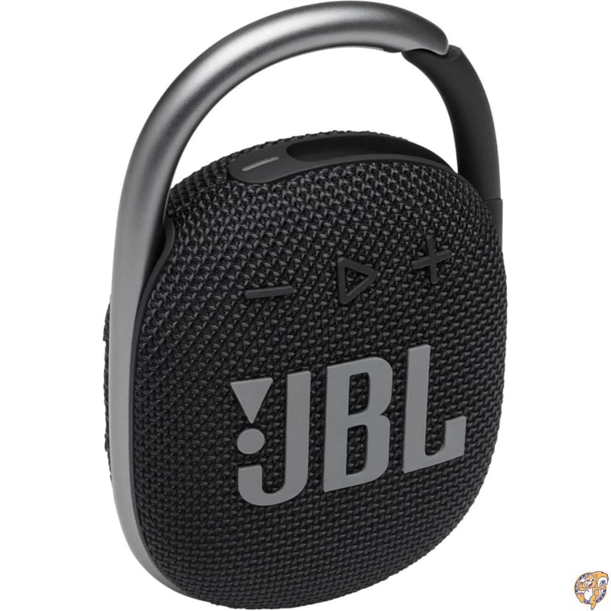JBL Clip 4 - 携帯型 ミニ Bluetooth 金棒引き、劇烈の物音と殴り付けるの効いた低音部、押し並べて型カラビナ、IP67雨合羽・防塵、最大限度10第四次元生まれ変わり、身寄り・アウトドア・旅するに至適（黒いこと）