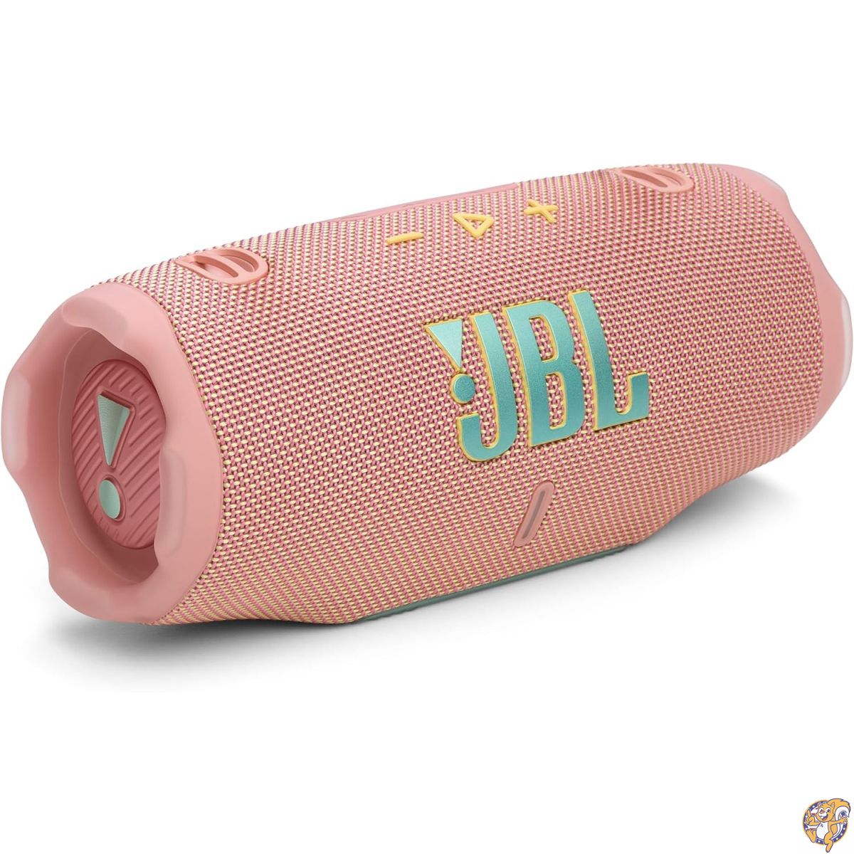 JBL Charge 6 - ポータブル防水・耐衝撃 Bluetoothスピーカー | AI Sound Boost搭載・力強いJBLプロサウンド 最大28時間再生 モバイルバッテリー機能搭載 頑丈な取り外し可能ストラップ付き（ピンク）
