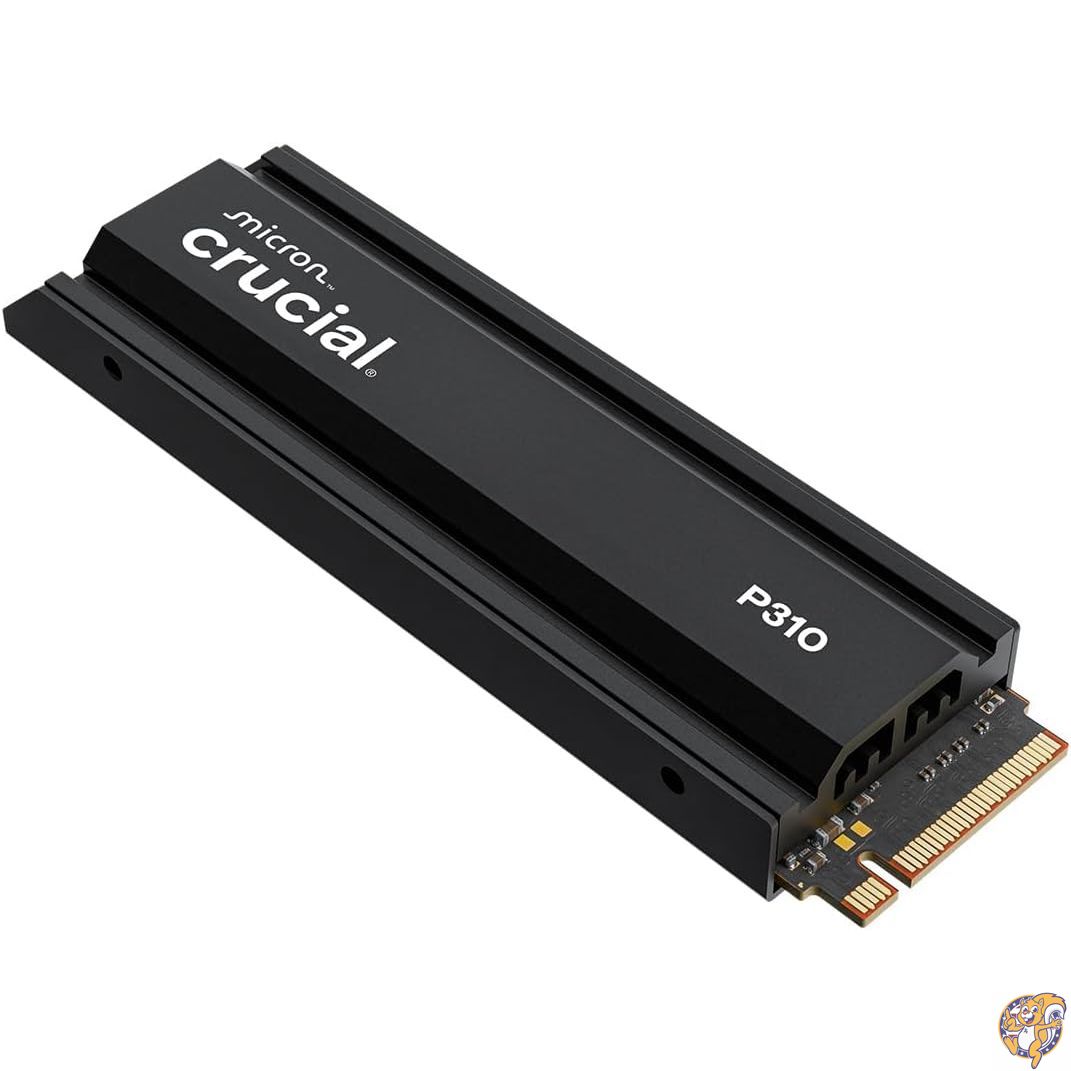 【百貨店大売り出し!引き換え証送達中】Crucial P310 2結核症 PCIe Gen4 2280 NVMe M.2 SSD ヒートシンク付き添い人 最大限度7,100MB/秒 - アクロニスオファー付き添い人 内蔵ソリッドステート運転 (パソコン) CT2000P310SSD5-01