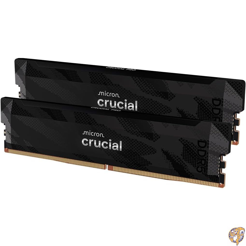 【百貨店大売り出し!引き換え証配送中】Crucial Pro DDR5 ランダムアクセス記憶装置 32GB一揃いの道具 (2x16GB) 6400MHz CL32 オーバークロックデスクトップゲームメモリ Intel XMP 3.0 \u0026 AMD Expo相応う 黒いこと - CP2K16G64C32U5B