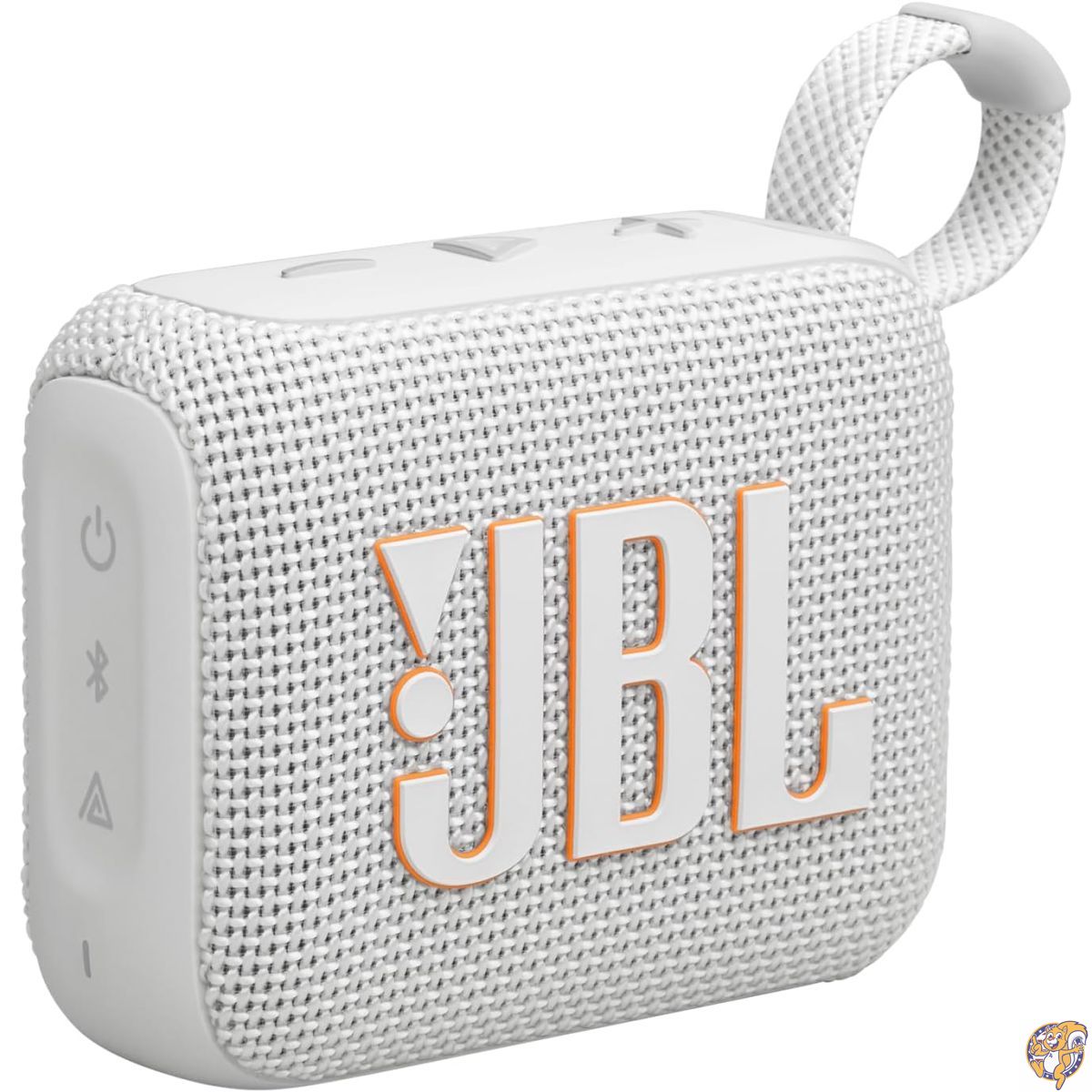 JBL Go 4 - 超小型・雨合羽防塵携帯型Bluetooth金棒引き、殴り付けるの効いた重低音部、最大限度7第四次元生まれ変わり、再利用原材料やとい入れる（白いこと）