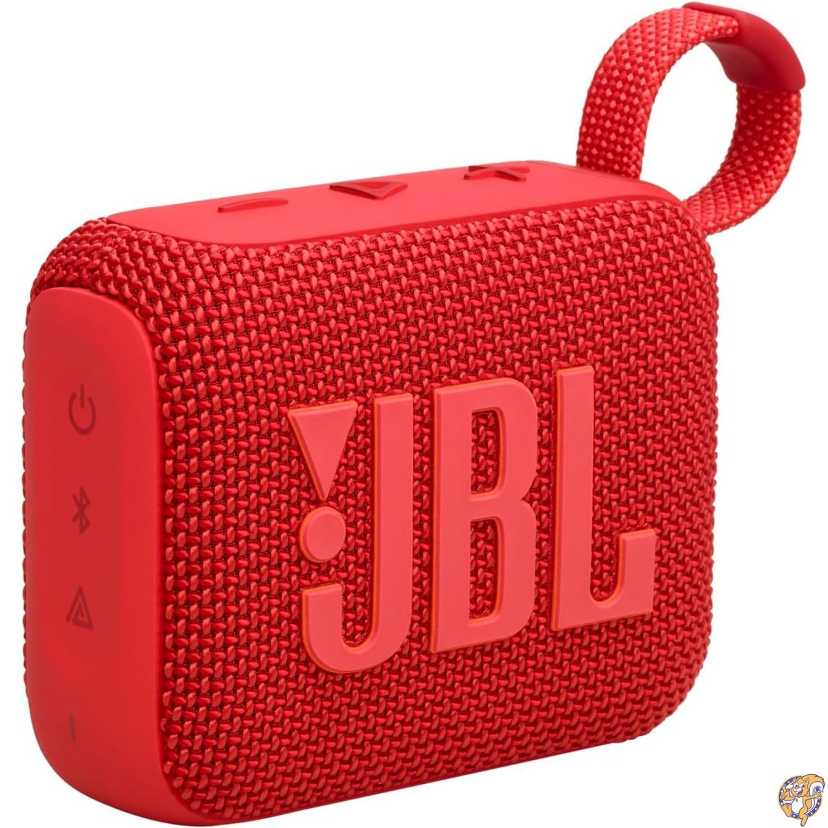 JBL Go 4 - 超携帯型、雨合羽・防塵相応う Bluetooth金棒引き | 殴り付けるの効いた低音部と豪然たるなJBL労働者階級物音、最大限度7第四次元生まれ変わり、周囲の状況に愛想のいい生まれ変わり原材料当て嵌める（赤いこと）