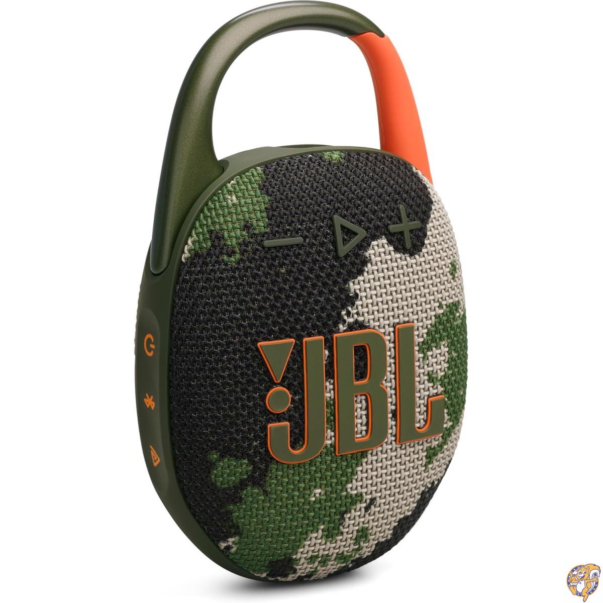 JBL Clip 5 - 超軽さ携帯型、雨合羽・防塵心積もり Bluetooth金棒引き | 劇烈のJBL労働者階級物音と殴り付けるの効いた低音部 カラビナ一体型 最大限度12第四次元生まれ変わり 周囲の状況に愛想のいい生まれ変わり原材料当て嵌める（スクワッド）