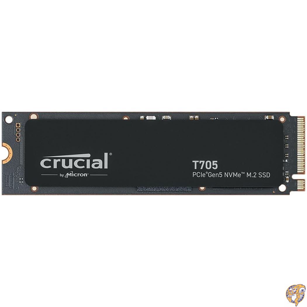 【百貨店大売り出し!引き換え証送達中】New 2024 Crucial T705 4結核症 PCIe Gen5 NVMe M.2 SSD - Up to 14,100 MB/s Game Ready Internal Solid State Drive (パソコン) +1mo Adobe CC CT4000T705SSD3