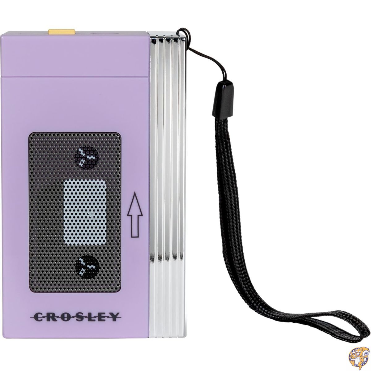 【百貨店大売り出し!クーポン券持参中】Crosley (差し交わす花の冠) CR3047A-LN ミニ レトロ 80\u0027s 携帯型 Bluetooth 金棒引き（マイクロホン内蔵・ワイヤレス・ヴィンテージスタイル） - ラベンダー