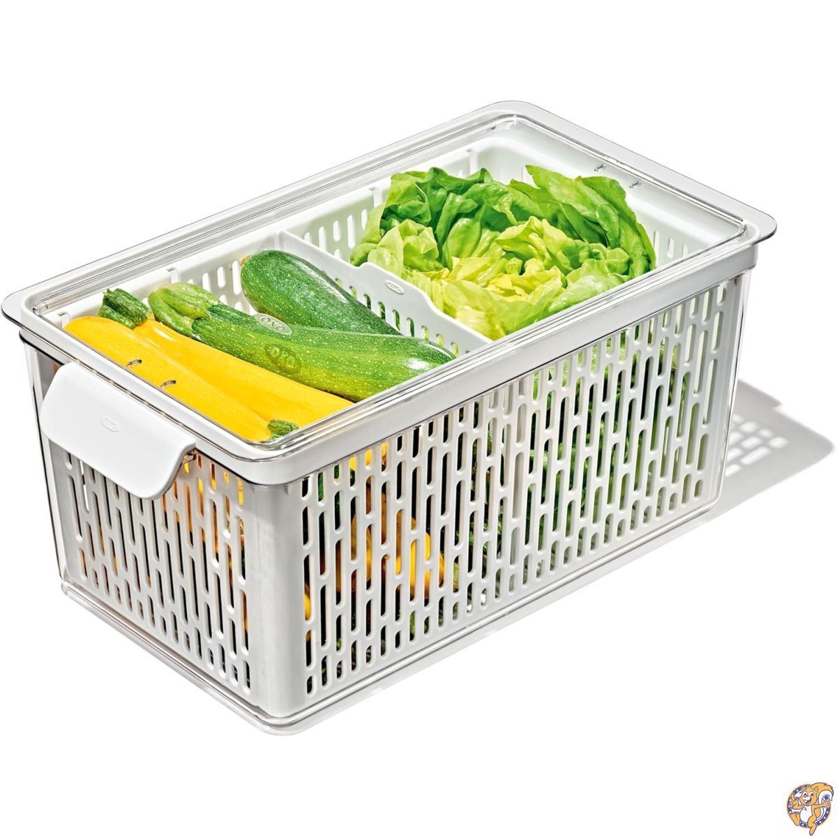 【最大777円クーポン配信】OXO (オクソー) Good Grips プロデュースセーバー - ラージサイズ（大容量）野菜・果物 保存容器