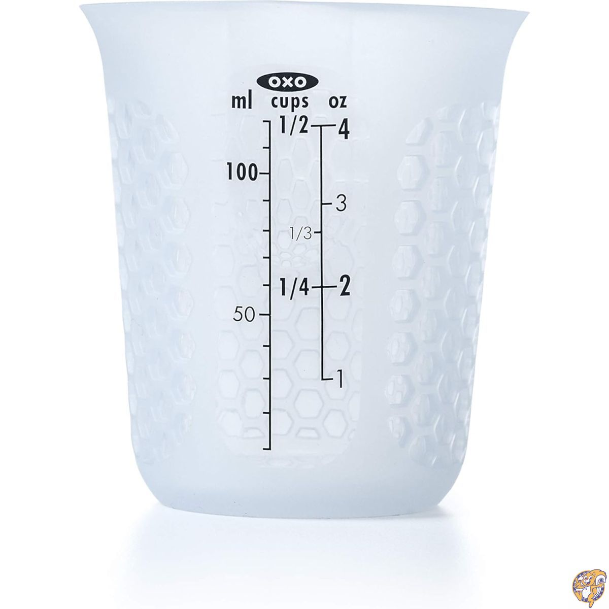 【クーポン配信中】OXO（オクソー）グッドグリップス ミニ シリコンメジャリングカップ（ギュッと絞って注げる計量カップ）