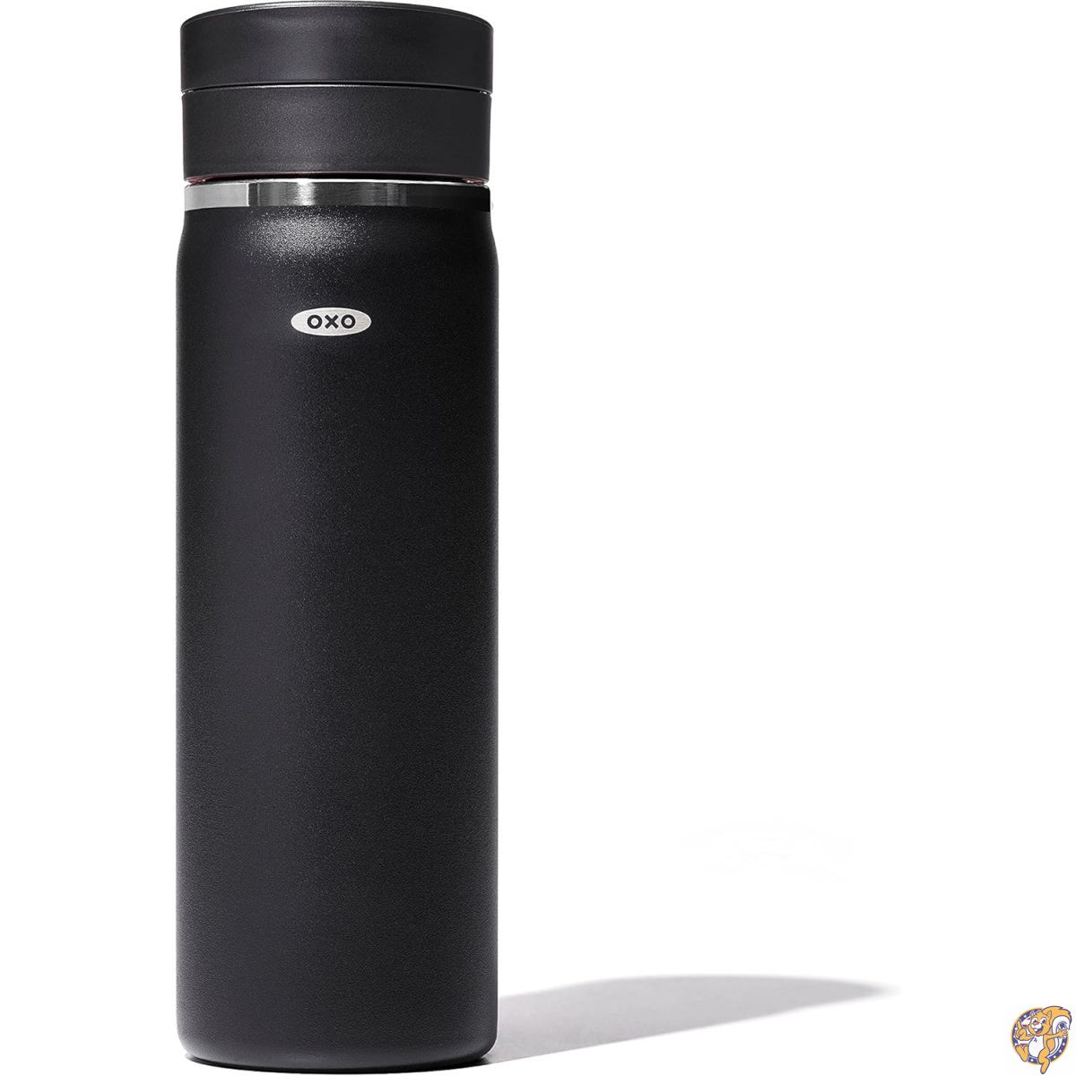 【最大777円クーポン配信】OXO (オクソー) グッドグリップ 20オンス（約590ml） トラベルコーヒーマグ 漏れ防止 SimplyClean&trade; リッド付 - オニキス