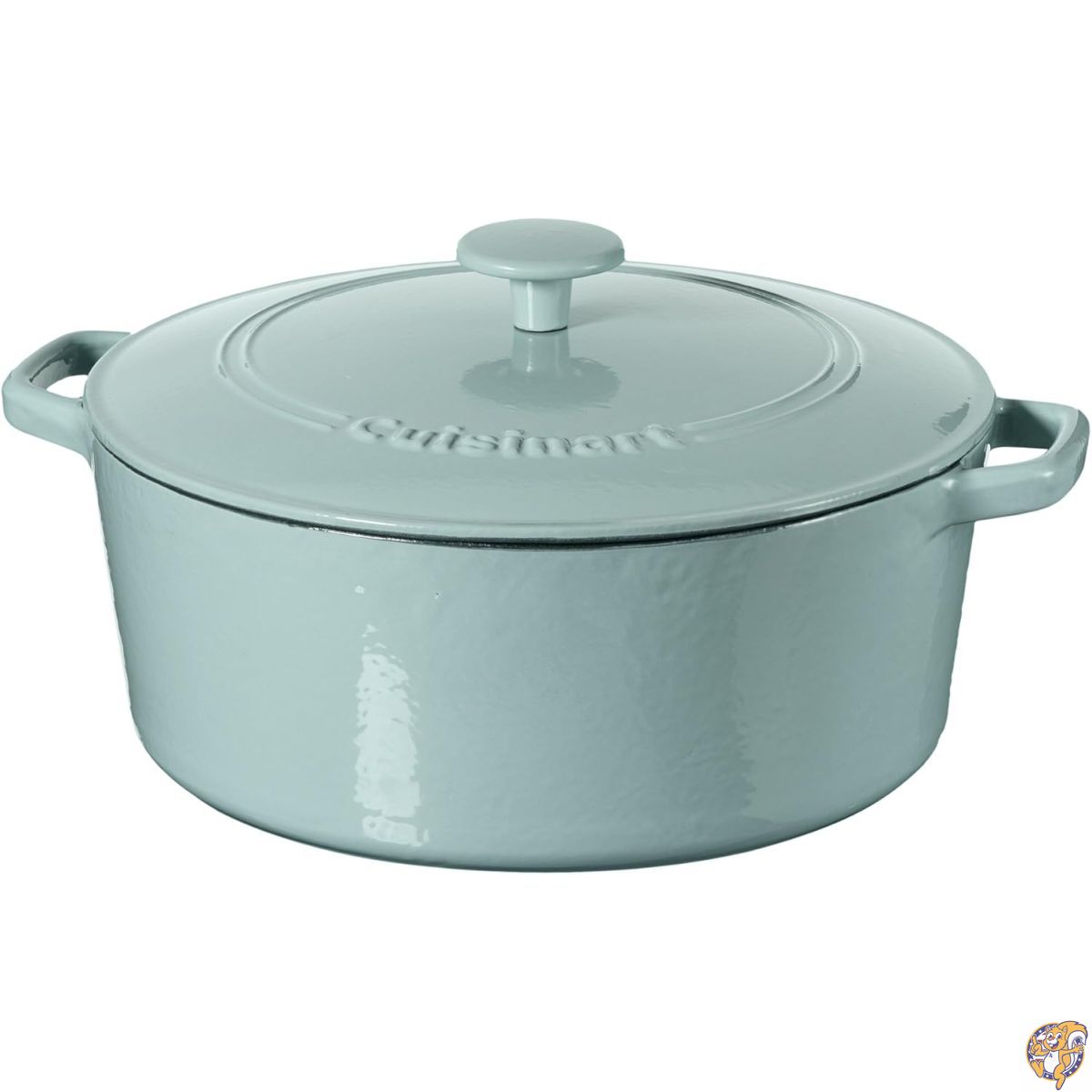 【クーポン配信中】Cuisinart Chef 'sクラシックエナメル 鋳鉄 ラウンド カバー Casserole コレクション 7-Quart ブルー CI670-30LBW