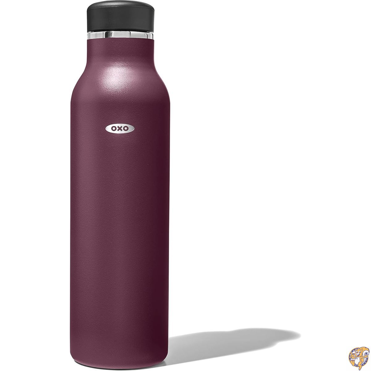 OXO（オクソー） 20薬局衡オンス（約590ml） 無意味さ断熱お水瓶 標準尺度蓋付 パープルガーネット