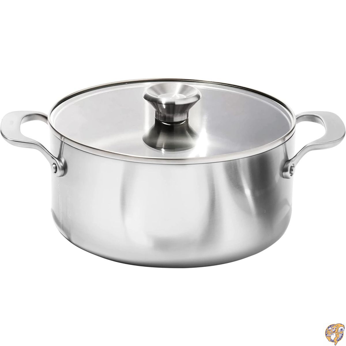 【クーポン配信中】OXO（オクソー） Mira 3層ステンレス 5QT（約4.7L）ストックポット 蓋付き IH対応 多層構造 食洗機・金属製ツール対応｜アメリカグッドバイブス