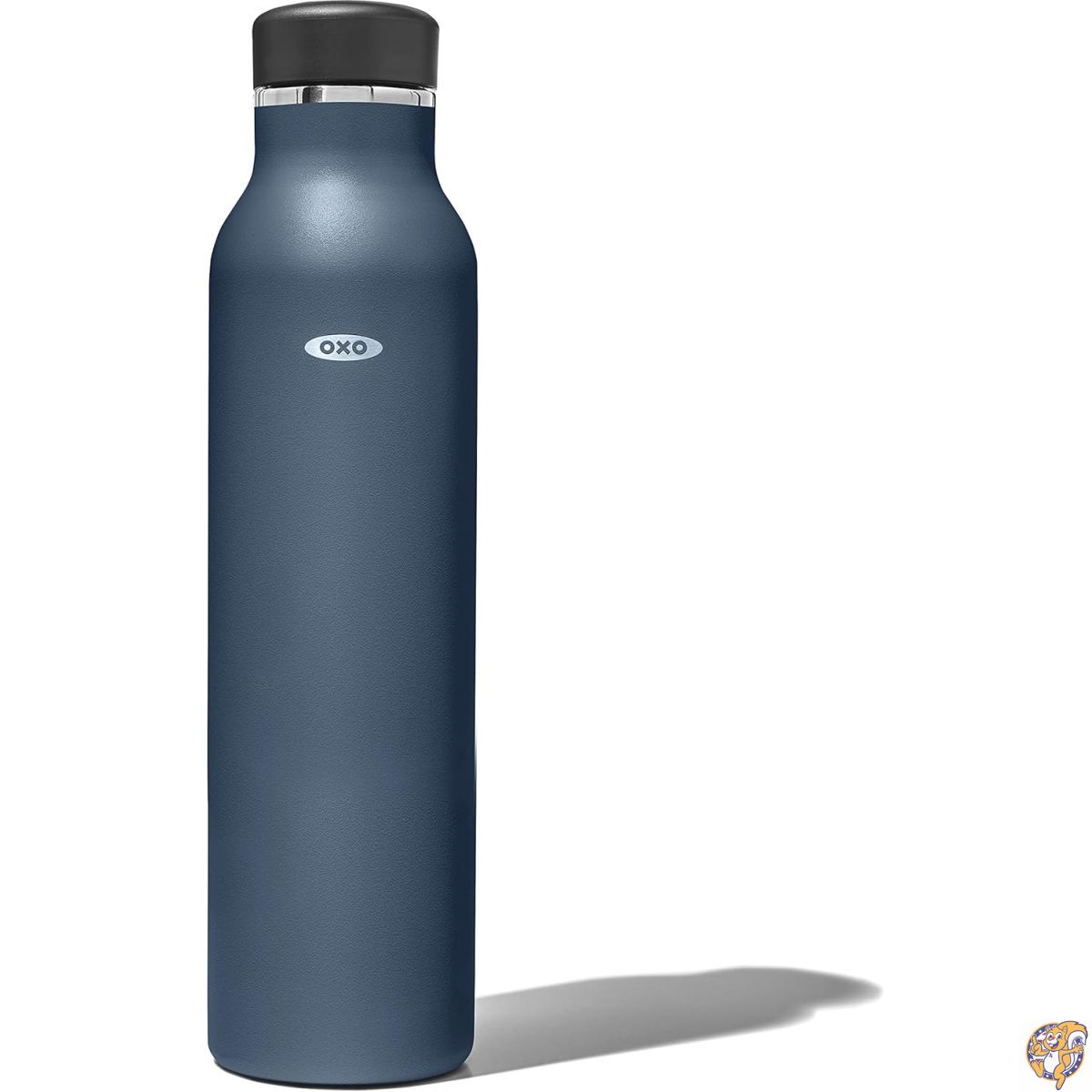 【最大777円クーポン配信】OXO（オクソー） Strive 真空断熱ウォーターボトル 24オンス（約710ml） スタンダード蓋付 - ダークコバルト