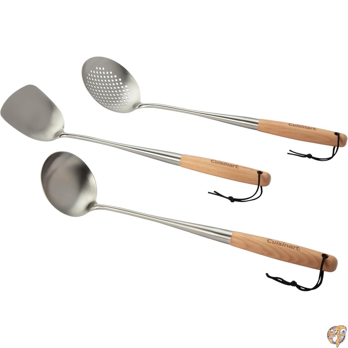 【クーポン配信中】Cuisinart ステンレススチール 中華ヘラ 炭素鋼用中華器具 中華道具 プロセット 3個 8,841円