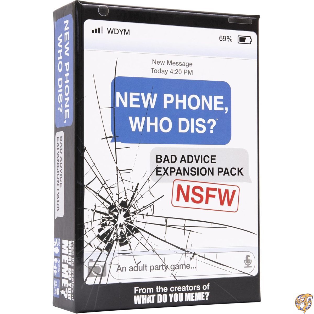 New Phone, Who Dis? Bad Advice NSFW 拡張パック - 新しい電話に追加するように設計されています。Who コアゲーム What Do You Meme?