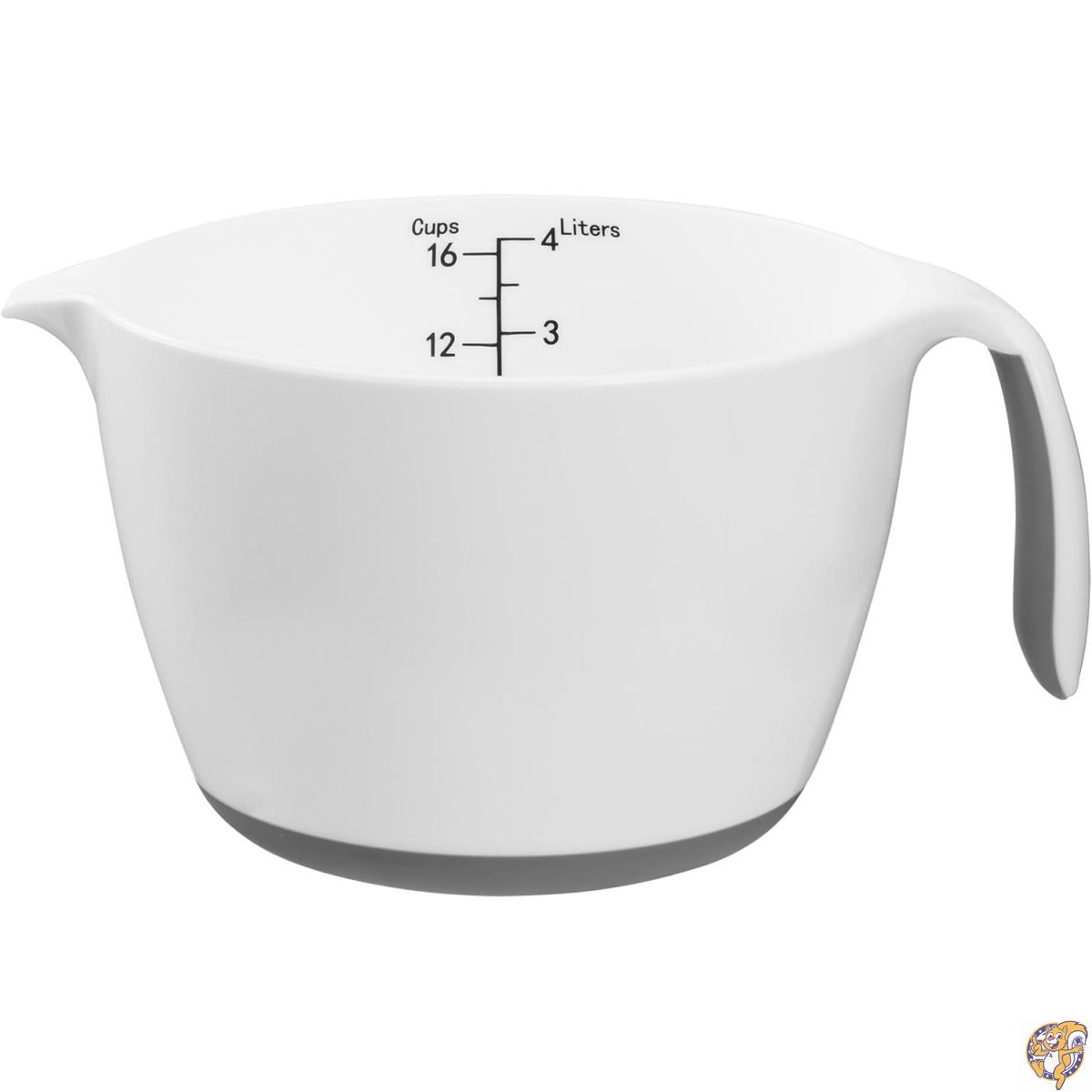 【百貨店大売り出し!引き換え証送達中】Cuisinart 4クオート. Batter Mixing Bowl, 4 Quart, White \u0026 Grey
