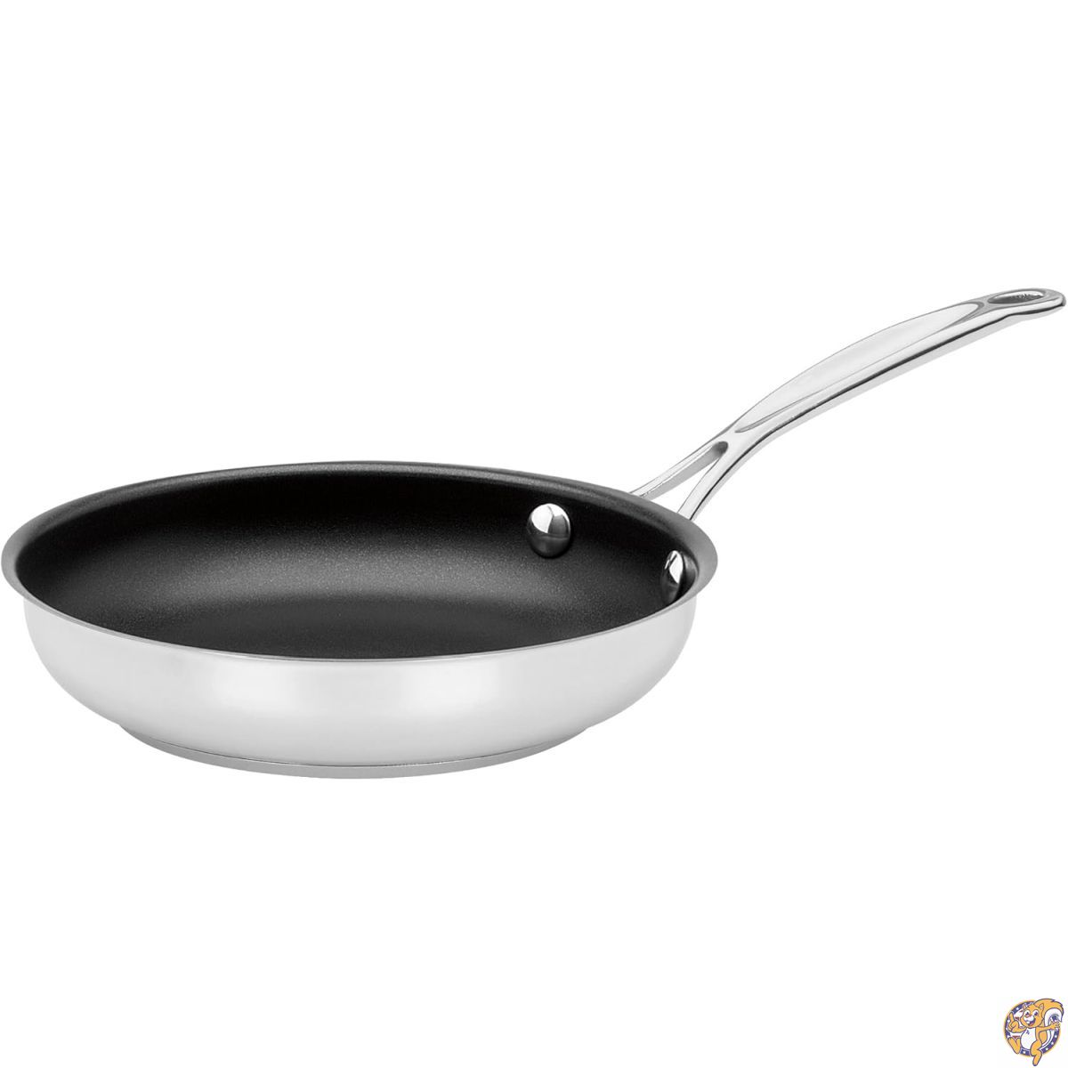 Cuisinart Chef's Classic 8インチ ステンレススチール ノンスティックスキレット PURELYCERAMIC&trade; 722C-20NS