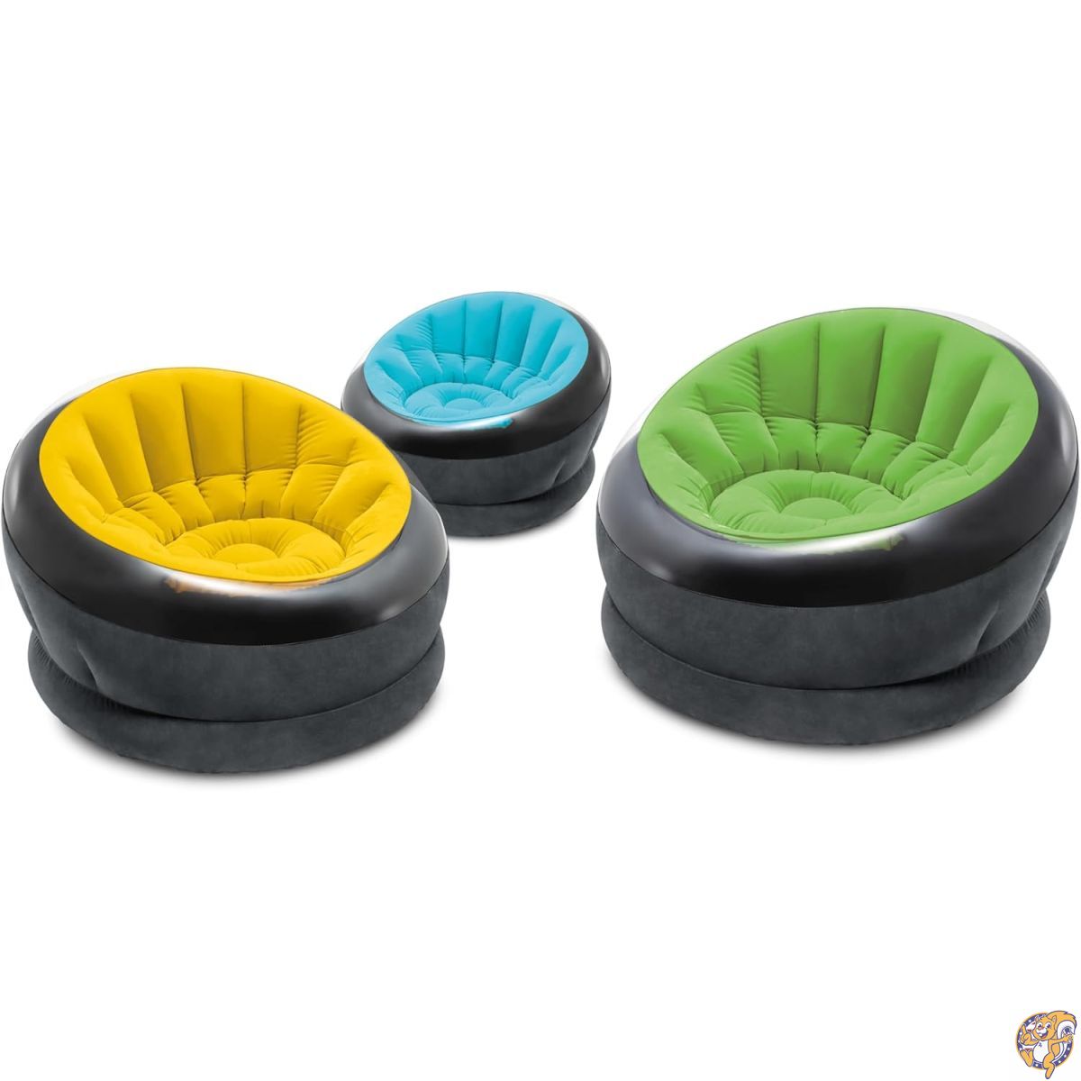 【百貨店大売り出し!クーポン券配達中】Intexインフレータブルエンパイアチェア、（色は）、1容器に並べる