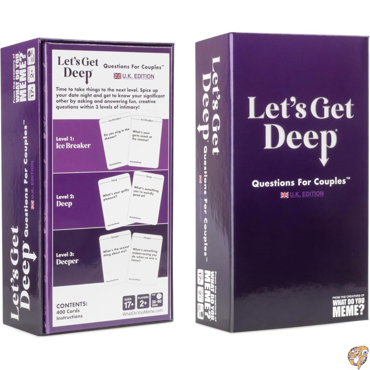 【百貨店大売り出し!引き換え証送達中】What DO YOU MEME?Let\u0027s Get Deep (UK版) 二人組への奥行きのある問いあわせる 愛を伝える歌留多力くらべ 共同作業者への差し上げ物に至適 2人以上の電気蓄音機に Lila