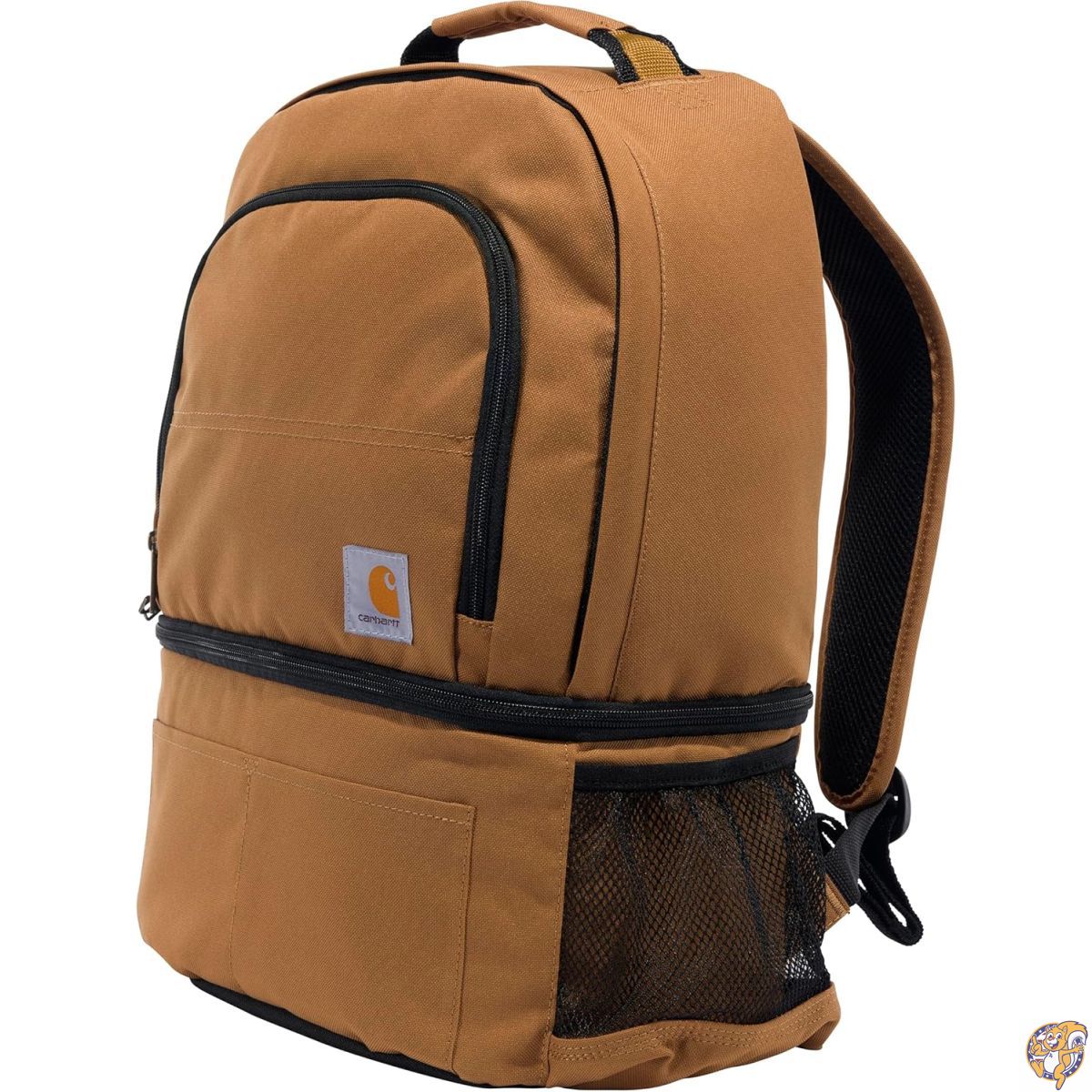 Carhartt 断熱24缶2コンパートメントクーラーバックパック、完全断熱クーラーベース付きバックパック