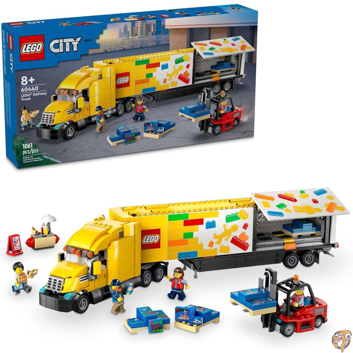 【百貨店大売り出し!クーポン券配達中】レゴ(LEGO) シティ イエローデリバリートラック 60440 - のお坊っちゃん・御嬢さん向け 虚蝉貨物自動車 精神的な統合手あそび | 生まれ落ちる日差し上げ物・ごっこ命のせんたく・ミニ図形4体入り口・入口