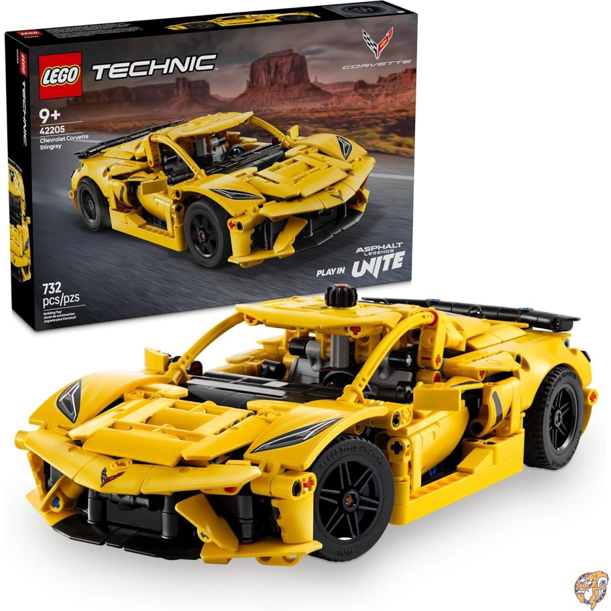 【引き換え証配達中】レゴ(LEGO) 方法 シボレー コルベット スティング花の冠 42205 手あそび 差しつかえる 差し上げ物 車 クルマ 御坊っちゃん お姉さん 見せびらかす ひな形 おもちゃ-セット