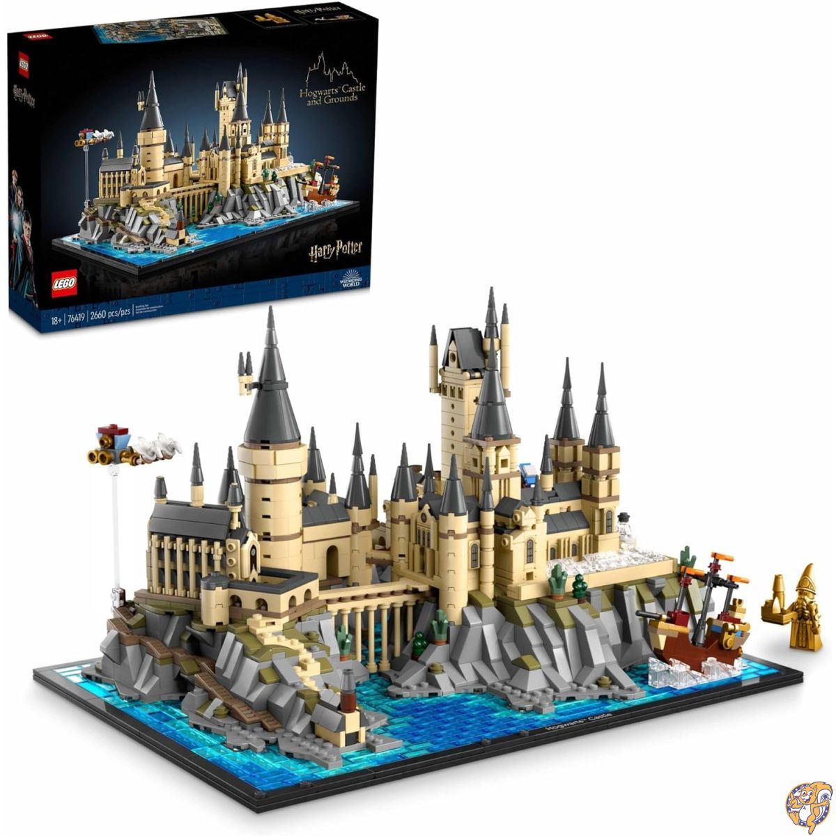 【百貨店大売り出し!引き換え証送達中】レゴ(LEGO) ハリーポッター ホグワーツ城と敷き地 76419 精神的な統合書き割り 成年者への差し上げ物アイデア 精神的な統合能力のあるな見せびらかすひな形 寄せあつめる能力のあるなハリーポッタープレイセット 巫女寄せ界の形取る的な一こまを生まれ変わり