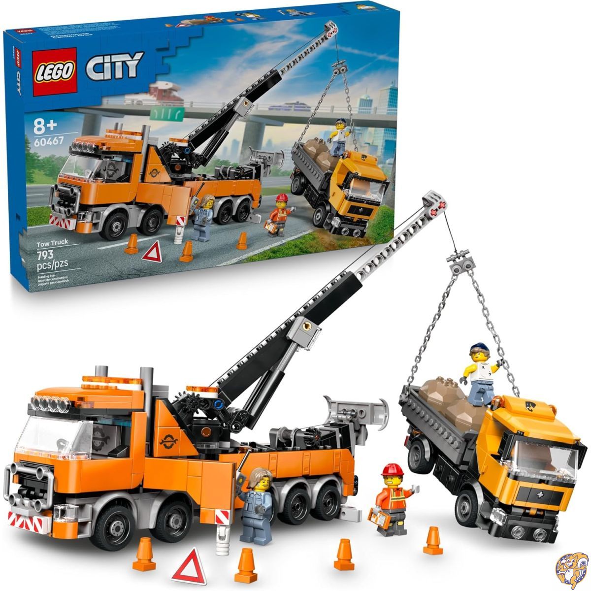 【百貨店大売り出し!引き換え証送達中】レゴ(LEGO) シティ 馬鹿でかい起重機付き添い人大型レッカー 60467 - のお坊っちゃん・お嬢さん向け 手あそび ダンプ車 ＆ レッカー 書き割り ごっこ命のせんたく 知育手あそび 生まれ落ちる日 クリスマス 差し上げ物 差し上げ物