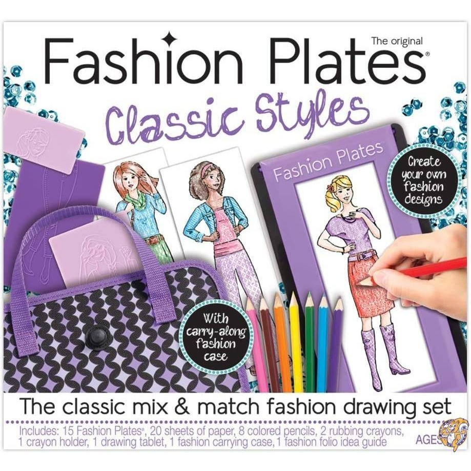 【百貨店大売り出し!引き換え証送達中】[Kahootz]Kahootz Fashion Plates Deluxe Kit 01300 [並行輸入品]