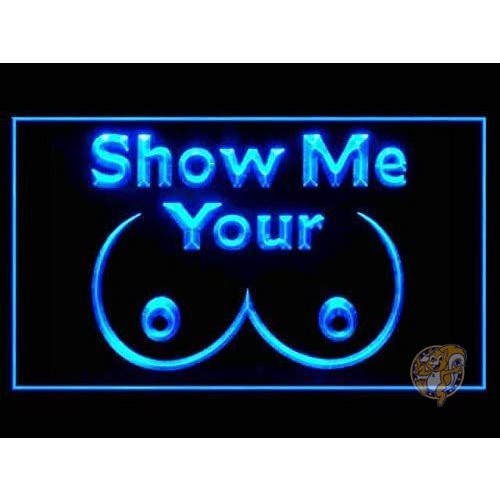 CBサイン ネオンサイン C B Signs ショウミーユア おっぱい LED ライトアップサイン 送料無料