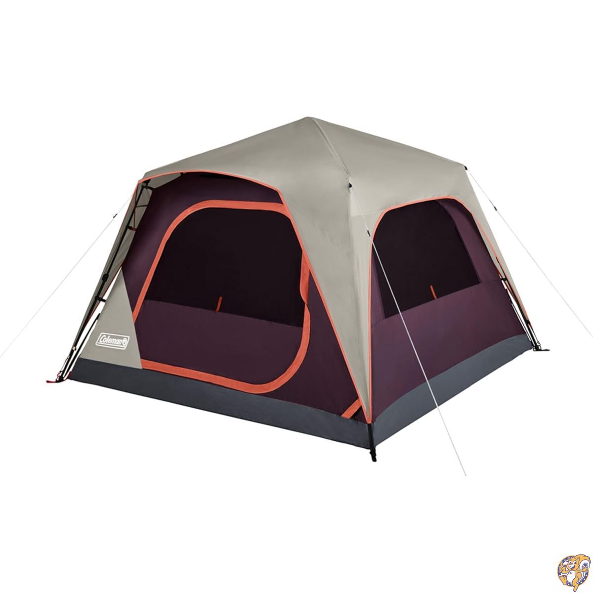 【クーポン配信中】Coleman Skylodge 4人用 インスタントキャンプテント BlackBerry｜アメリカグッドバイブス 45,588円