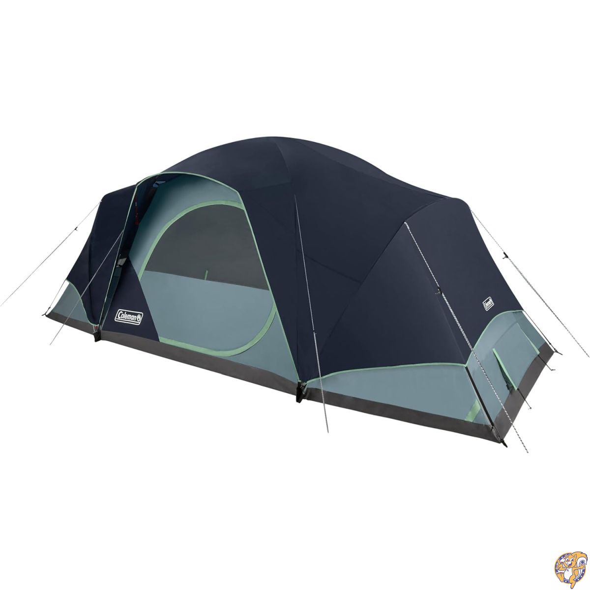 Coleman(電話を掛けるマン) Skydome XL ラージファミリーテント 雨合羽 8/12人用 円蓋セットアップ 5分で築き上げる フライシート\u0026キャリーバッグ付き添い人 PFAS無償性原料品