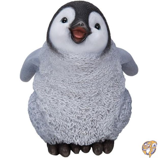hi-line差し上げ物Ltd。Laughing乳飲み子ペンギンGarden Statue 黒いこと 87952-C