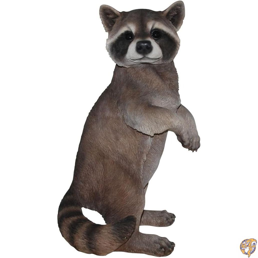 【引き換え証配達中】Hi-Line Gift Ltd.アライグマのうしろ肢像 エクステリア・ガーデンファニチャー-ガーデンオーナメント・置物-花・ガーデン・DIY