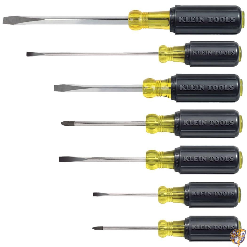 Klein Tools クッショングリップドライバーセット 7本組 85076