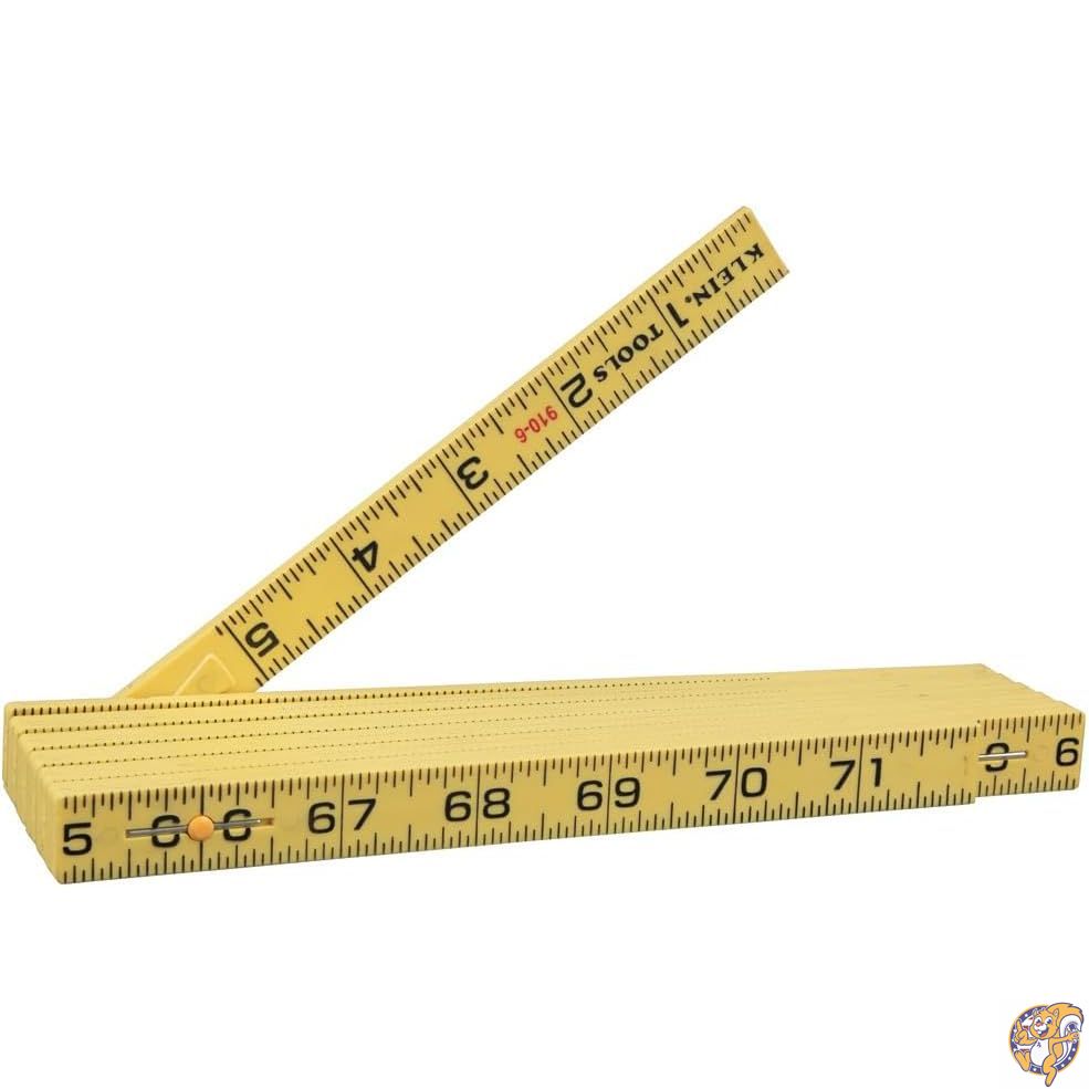 【百貨店大売り出し!引き換え証送達中】Klein Tools 910-6 Fiberglass Inside Reading Folding Rule by
