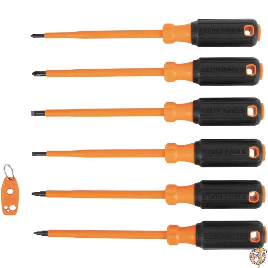 【百貨店大売り出し!引き換え証送達中】Klein Tools 85077INSR 不成立１番ウッド書き割り マグネタイザー付き添い人 亜米利加製 1000V 灯し火１番ウッド つけ加える１番ウッド さし引き付き添い人 四角四面 7本書き割り