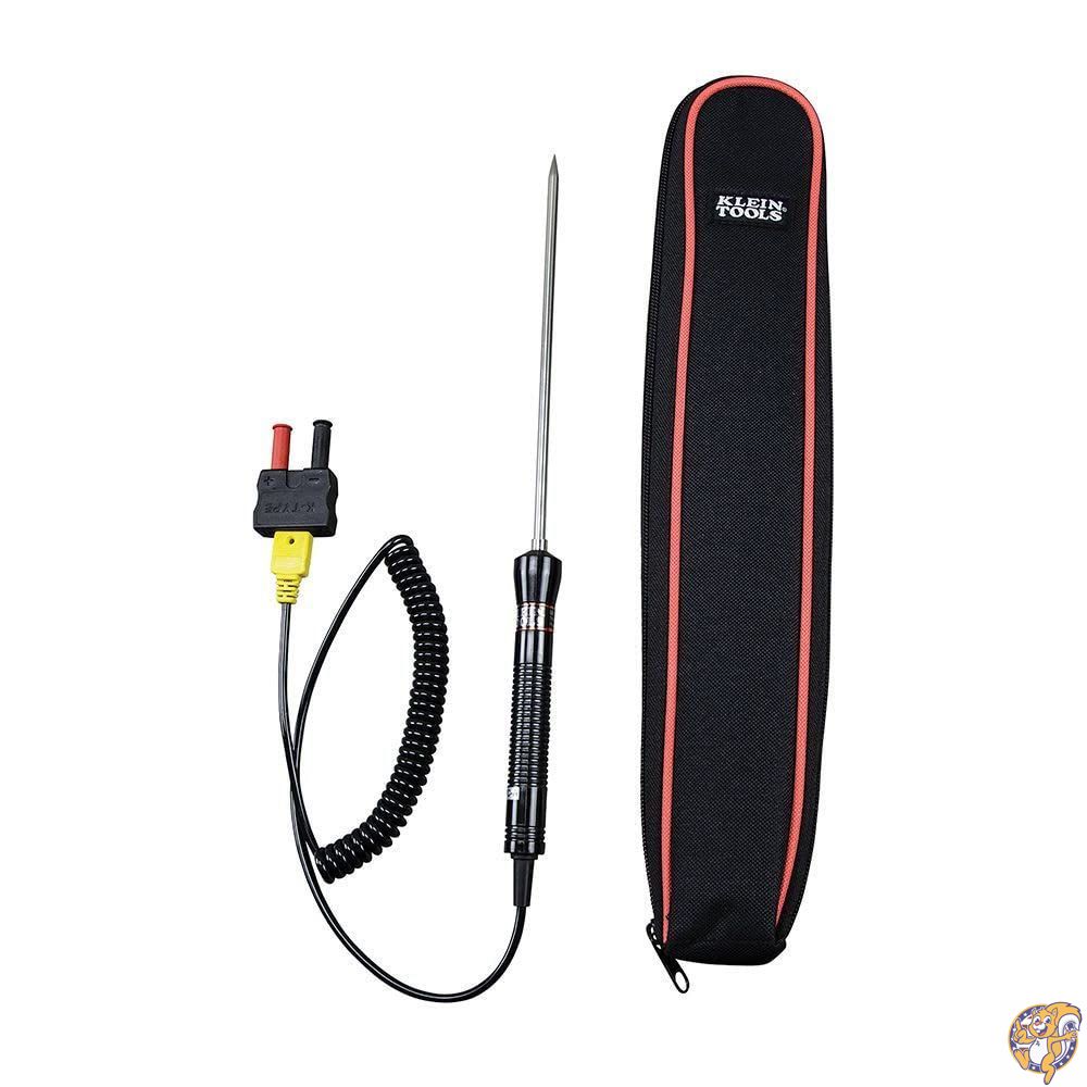 【百貨店大売り出し!引き換え証送達中】K Type Thermocouple, High Temperature Thermocouple Measures 32 to 896 Degrees, with Adapter Klein Tools 69142