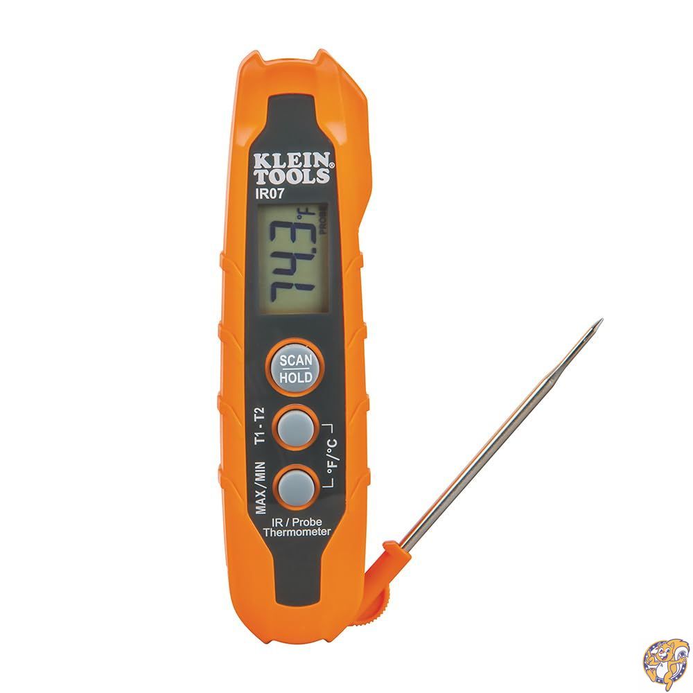 【百貨店大売り出し!クーポン券配達中】Klein Tools IR07 デュアル赤外線(IR)＆プローブ積み上げる 隠し大いさ デジタル体温計