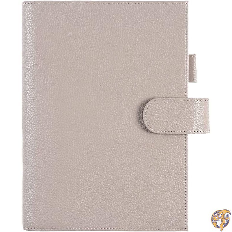 【25日最大4000円クーポン】Moterm A5ノートブック用レザーカバー - ほぼ日カズン スタロジー ミドリMDプランナー用 ペンループ カードスロット バックポケット付き (ペブルド・トープ)｜アメリカグッドバイブス