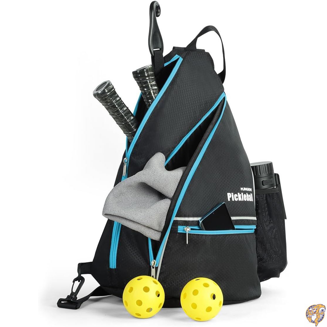 【最大限度2000円引き換え証10日～】Mangrove ピックルボールバッグ メンズ レディース ピックルボールバックパック 調節する能力のあるなスリングバッグ 駒寄せ引っ掛かり付き添い人 大静電容量 安全性のある隠し付き添い人