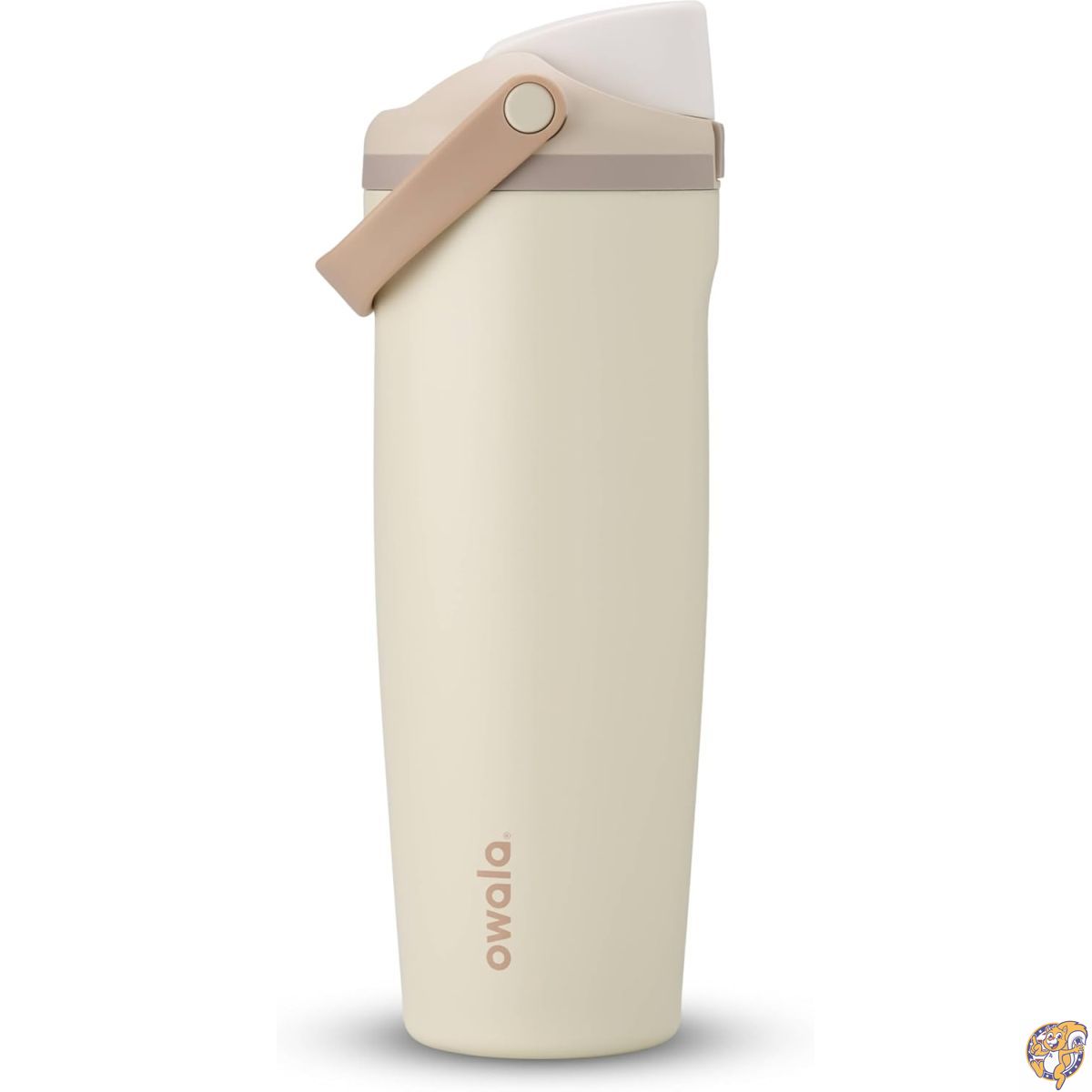 【クーポン配信中】Owala FreeSip Sway - ステンレススチール 30オンス タン (軽くトースト)|アメリカグッドバイブス