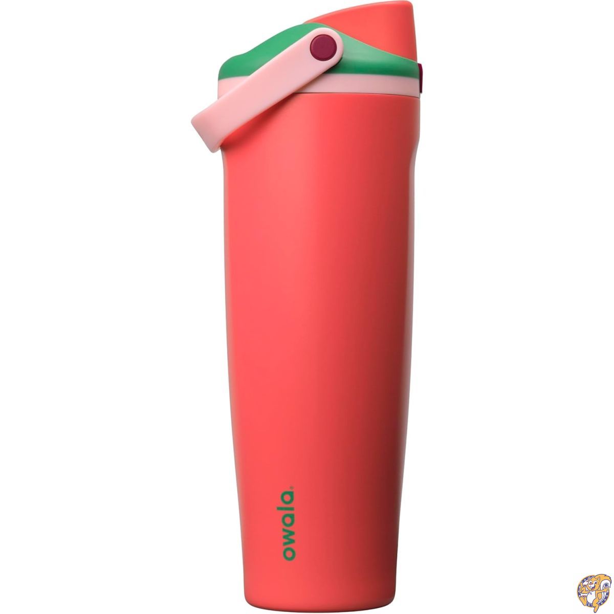 Owala FreeSip Sway 保冷ステンレスボトル 2WAY飲み口・ストロー内蔵・ハンドル付き（約1.18L / 40oz）BPAフリー・漏れ防止・Strawberry Fields