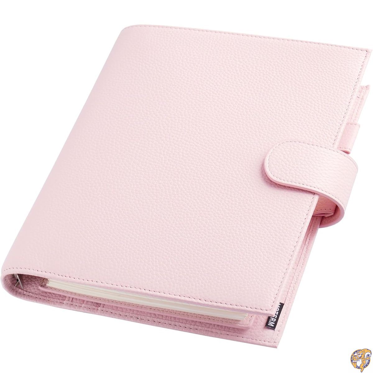 【クーポン配信中】Moterm A5 Luxe Ring Planner - 本革バインダーオーガナイザー(30mmリング、ペブルドクォーツ)|アメリカグッドバイブス