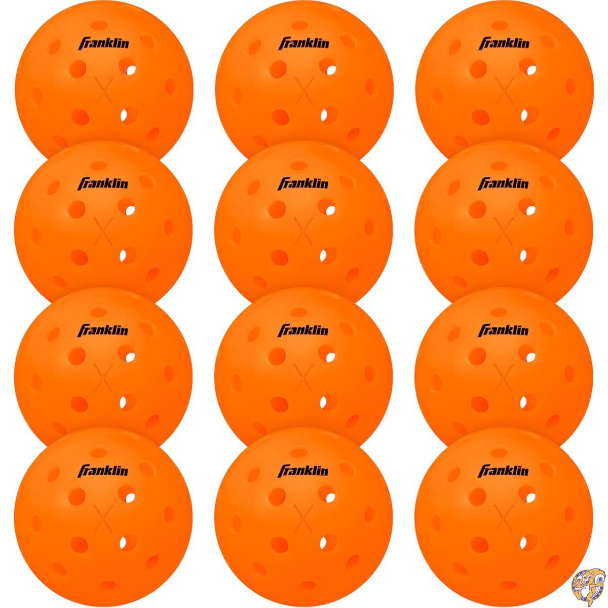 【百貨店大売り出し!引き換え証送達中】Franklin Sports X-40 アウトドア用ピックルボール - USA Pickleball、APP周遊旅行、US開けはなし堅苦しさ球 レギュレーションサイズ