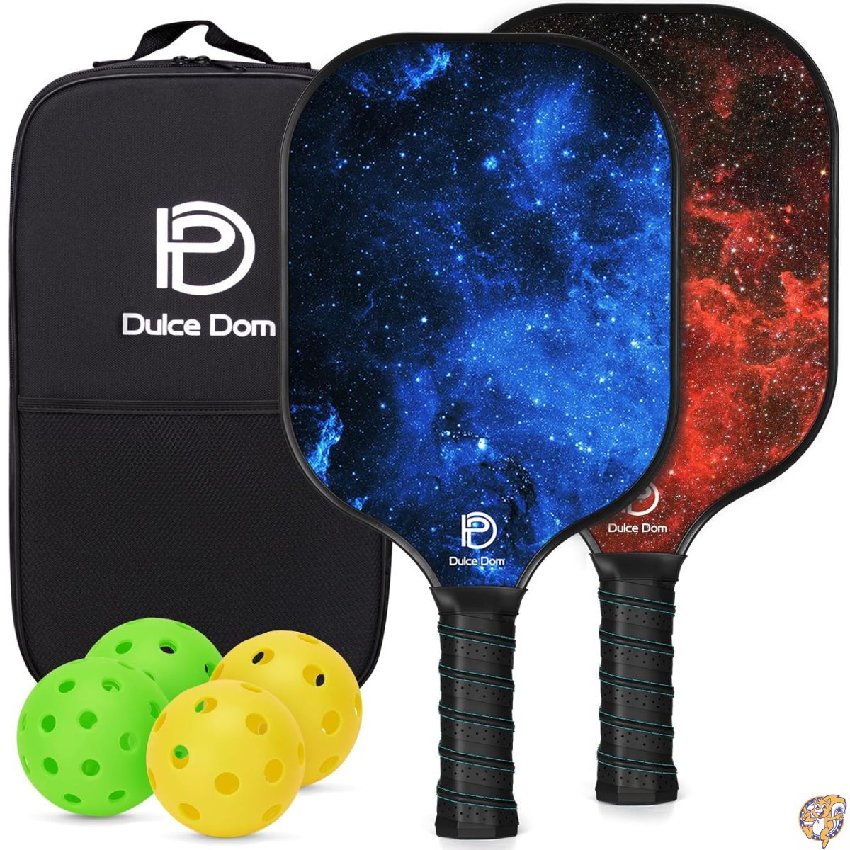 【百貨店大売り出し!クーポン券配達中】DULCE DOM USAPA聞きとどける 衣料繊維水呑み ピックルボールパドル 2/4個書き割り 軽さピックルボールセット ピックルボールパドル4個 ピックルボール4個 ピックルボールバッグ ピクルボールラケットギフト メンズ レディース