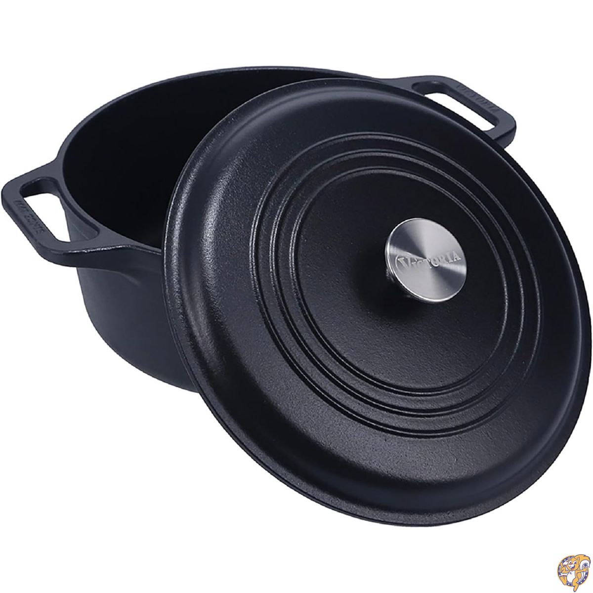 【百貨店大売り出し!引き換え証送達中】【 日本定め事品 】 VICTORIA ビクトリア ダッチオーブン 6QT 5.7L DUT-300 亜麻仁油 塩加減済み 鋳鉄 上蓋付き添い人
