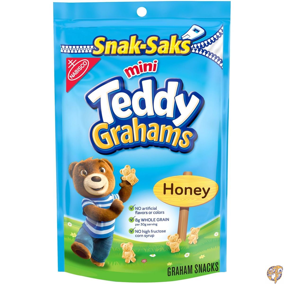Teddy Grahams（テディグラハム） ハニー グラハムスナック 8オンス（約227g）×1袋