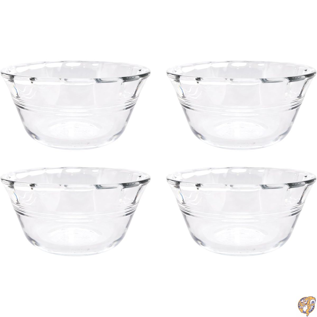 【百貨店大売り出し!引き換え証送達中】Pyrex 6-Ounce Custard Cups, Set of 4 by [並行輸入品]