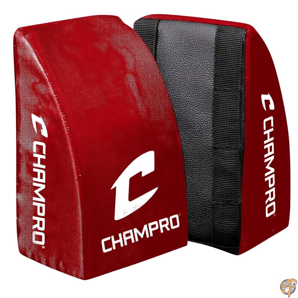 【百貨店大売り出し!クーポン券配達中】Champro 捕手膝受け支える(スカーレット、成年者)